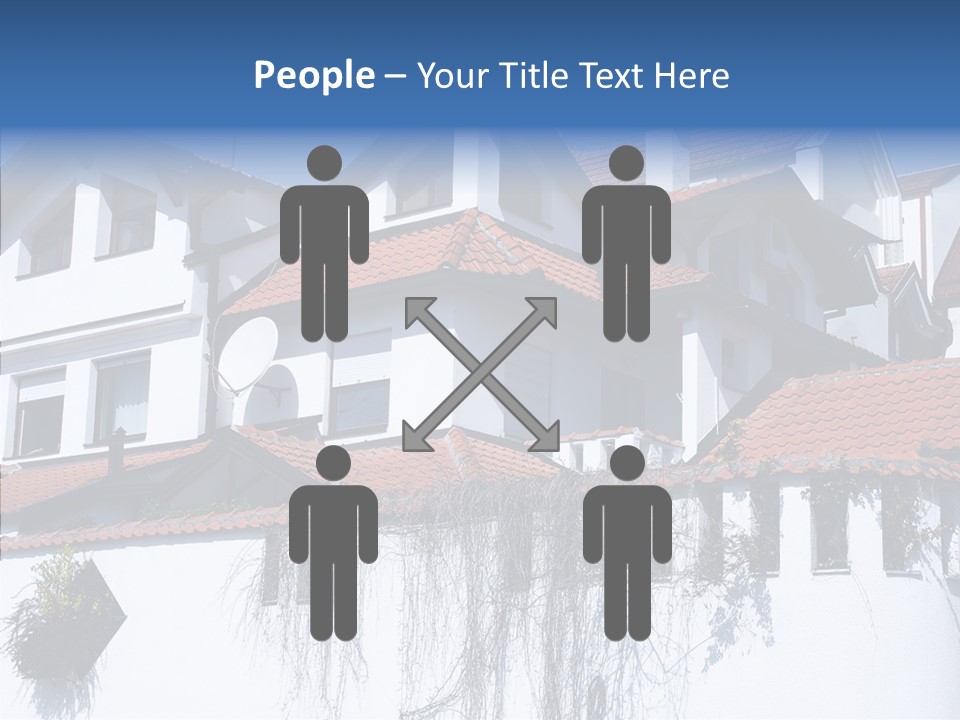 Home Horizontal Exterior PowerPoint Template