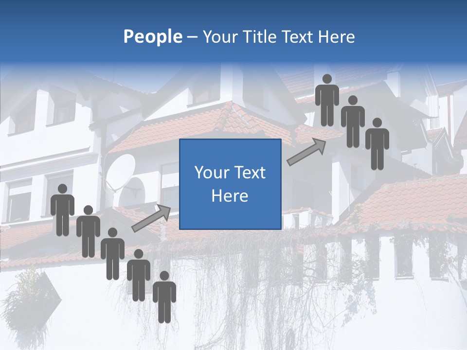 Home Horizontal Exterior PowerPoint Template