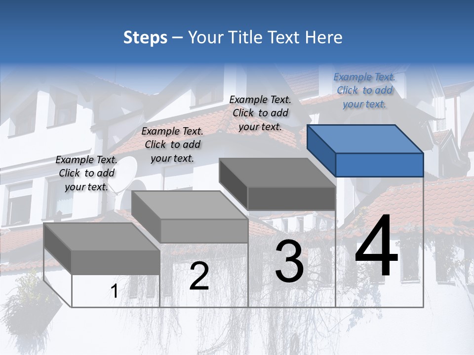 Home Horizontal Exterior PowerPoint Template