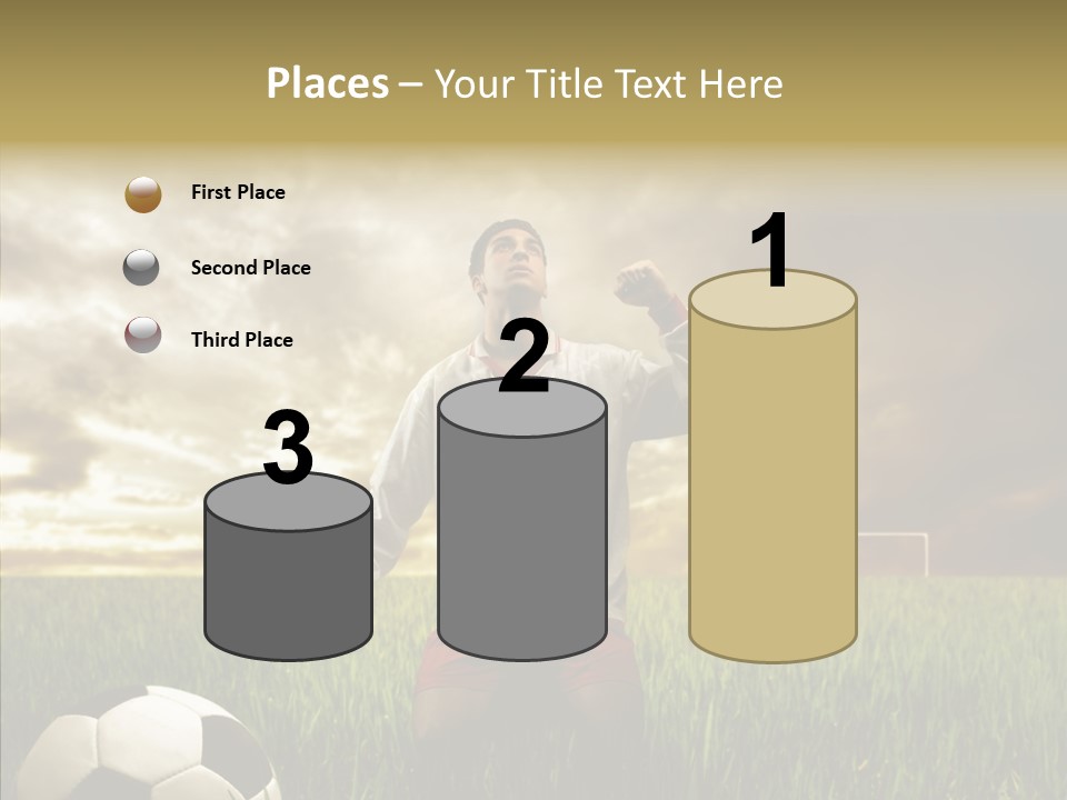 Win Goal Door PowerPoint Template