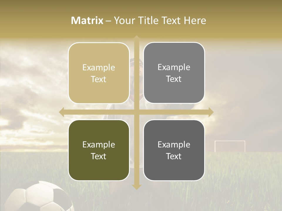 Win Goal Door PowerPoint Template