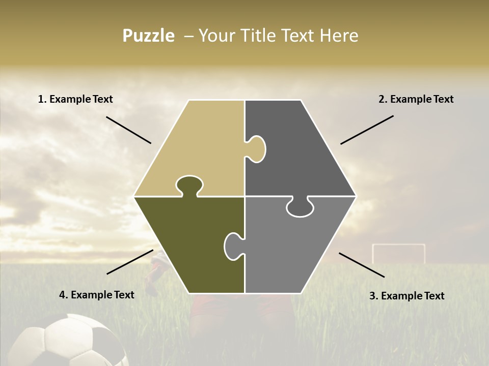 Win Goal Door PowerPoint Template