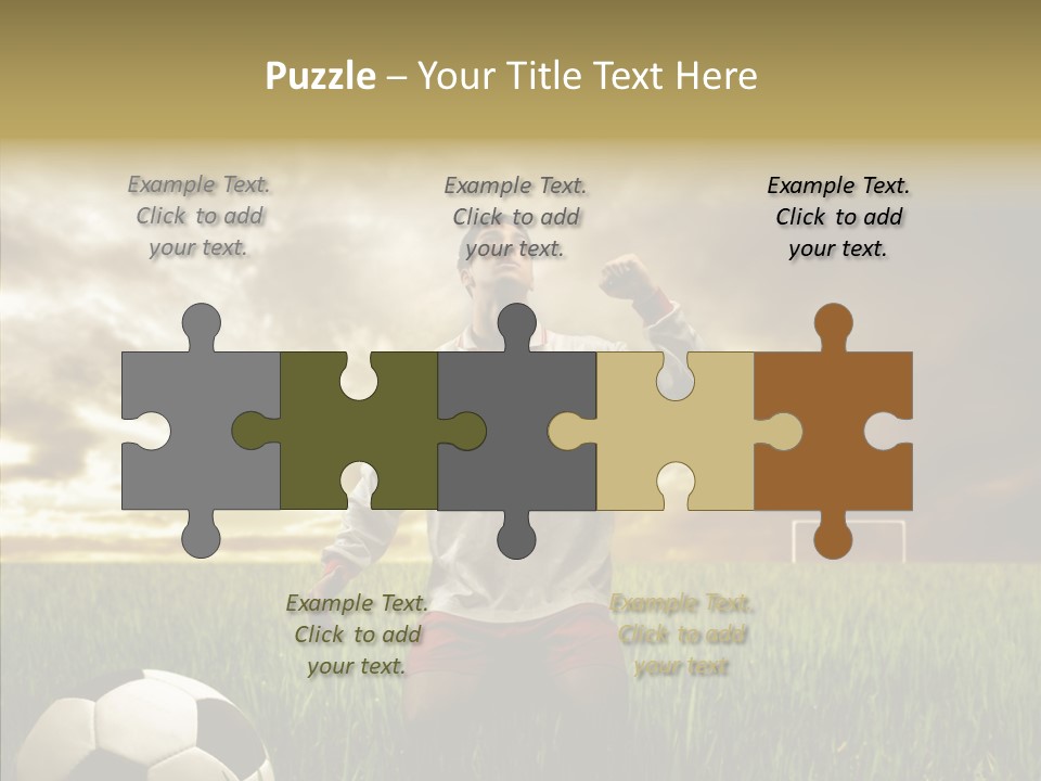 Win Goal Door PowerPoint Template