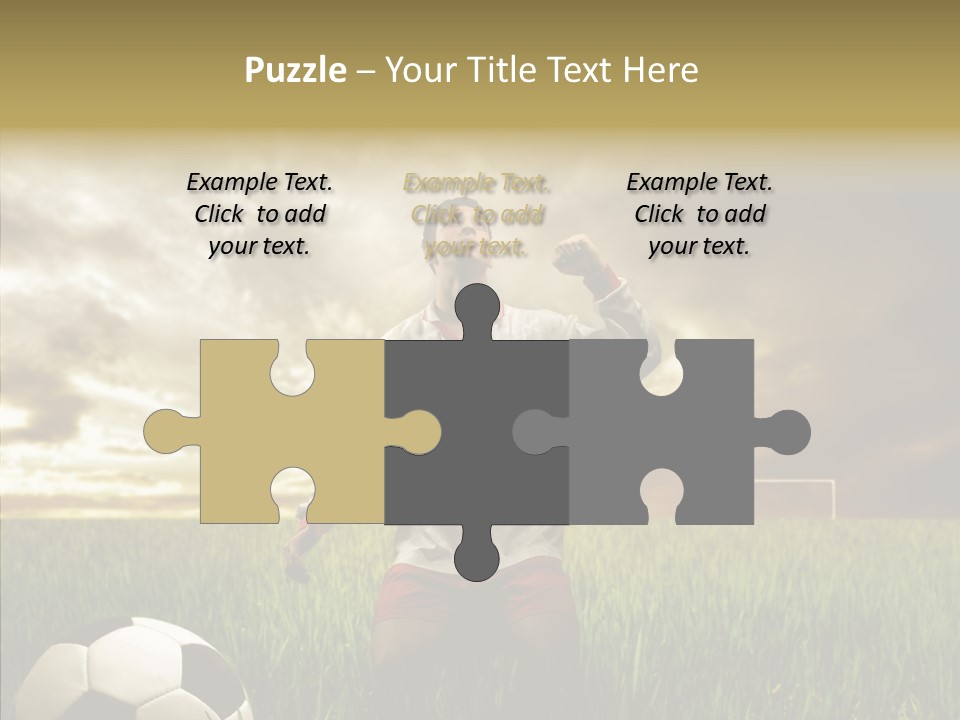 Win Goal Door PowerPoint Template