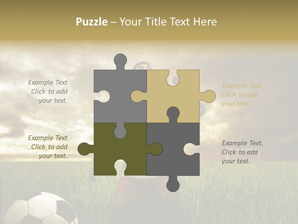 Win Goal Door PowerPoint Template
