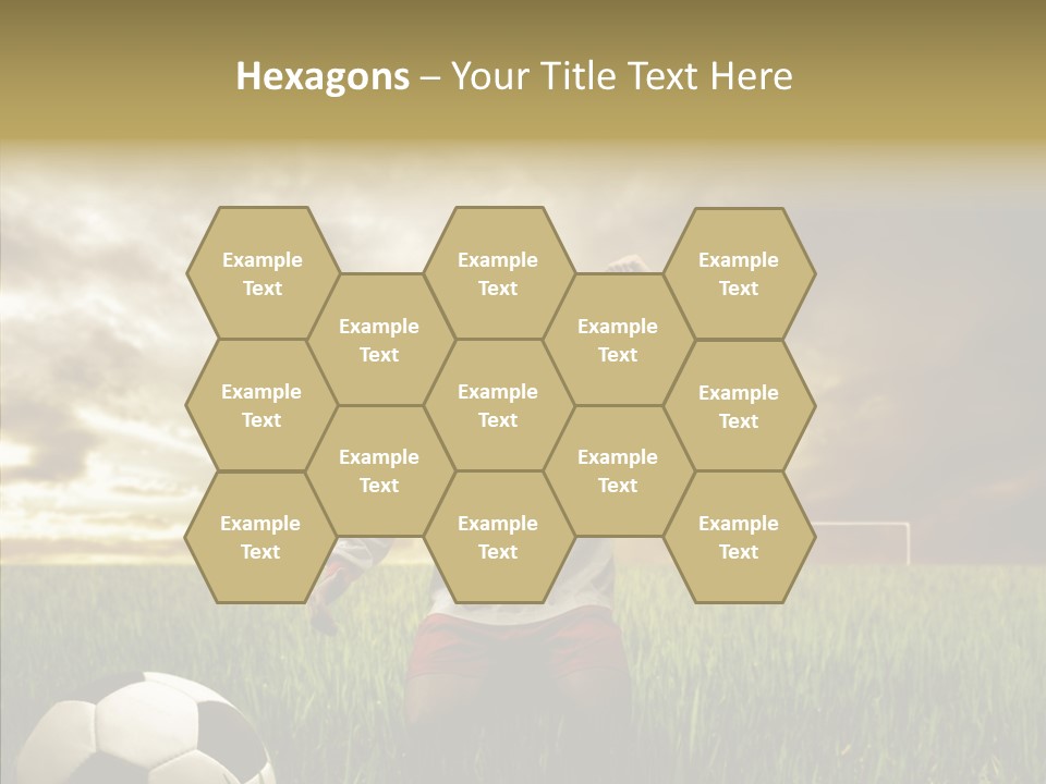 Win Goal Door PowerPoint Template