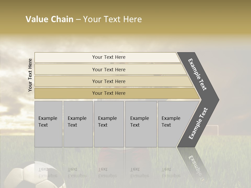 Win Goal Door PowerPoint Template