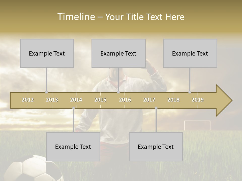 Win Goal Door PowerPoint Template