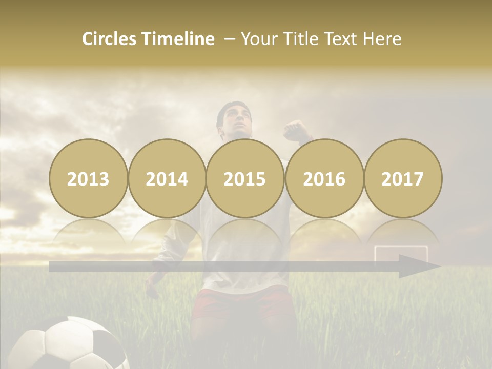 Win Goal Door PowerPoint Template