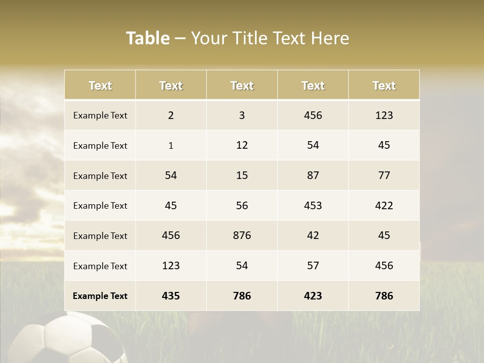 Win Goal Door PowerPoint Template