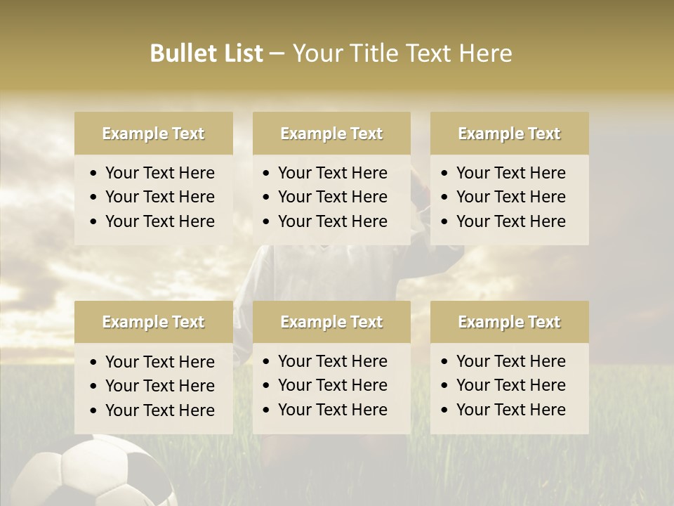 Win Goal Door PowerPoint Template