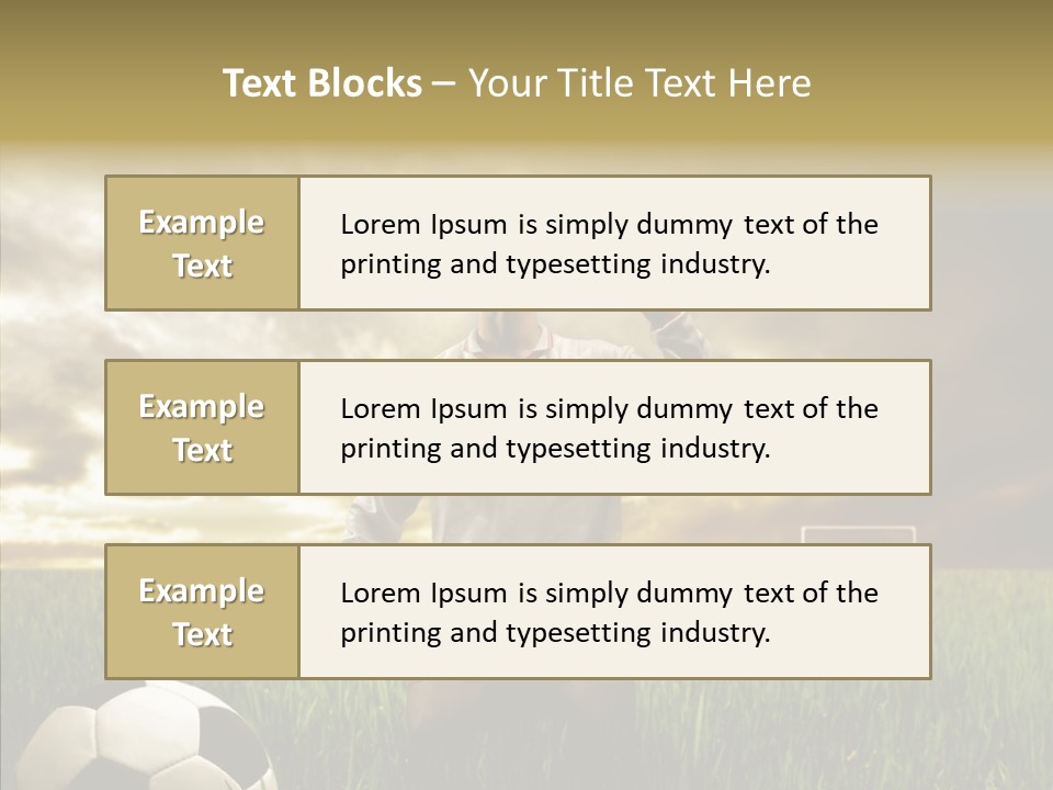 Win Goal Door PowerPoint Template