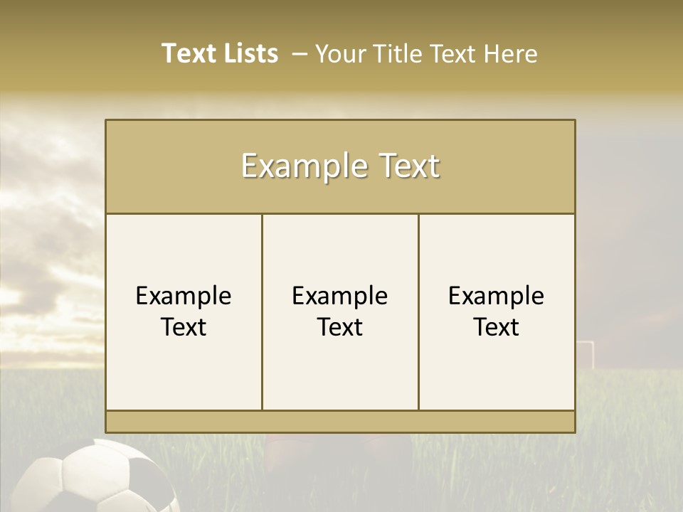 Win Goal Door PowerPoint Template