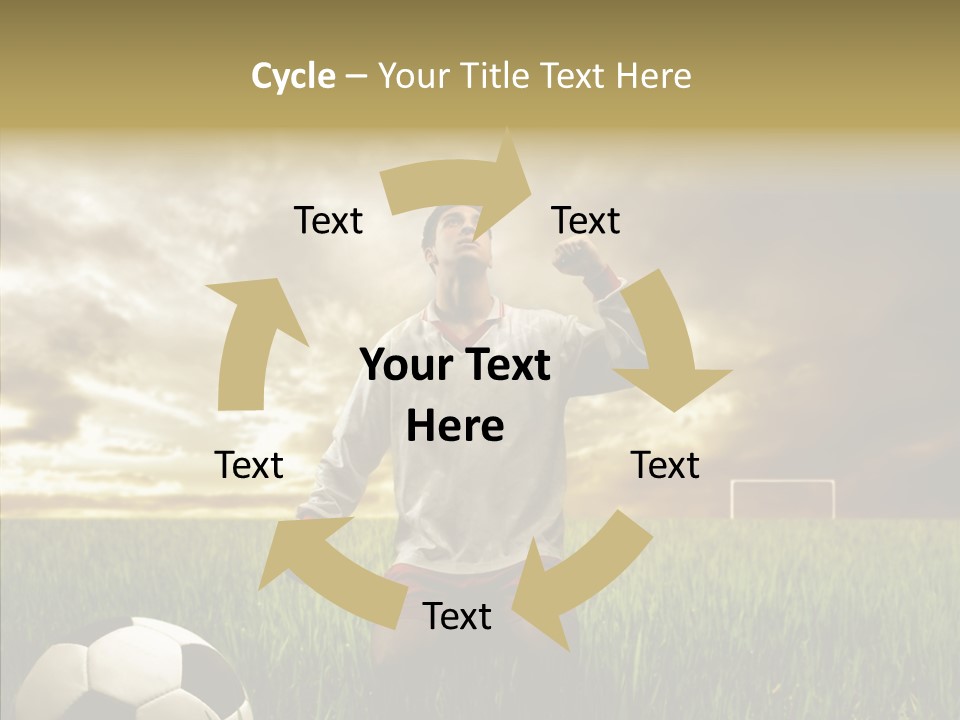 Win Goal Door PowerPoint Template