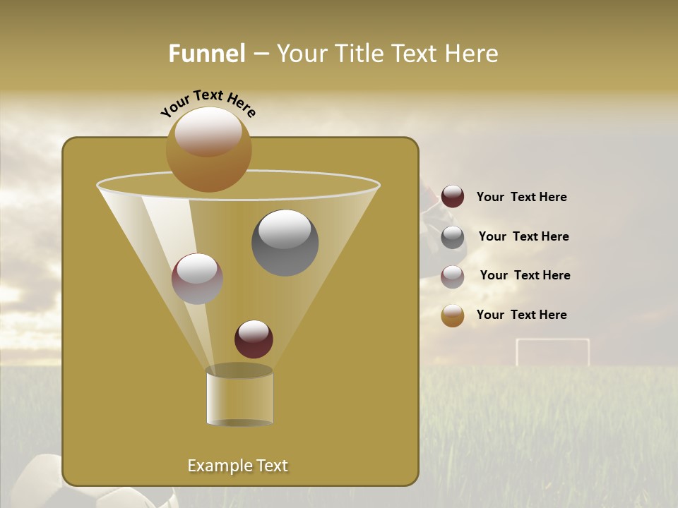 Win Goal Door PowerPoint Template