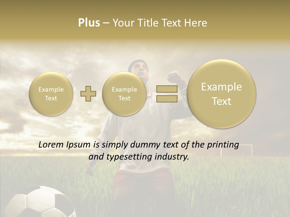 Win Goal Door PowerPoint Template
