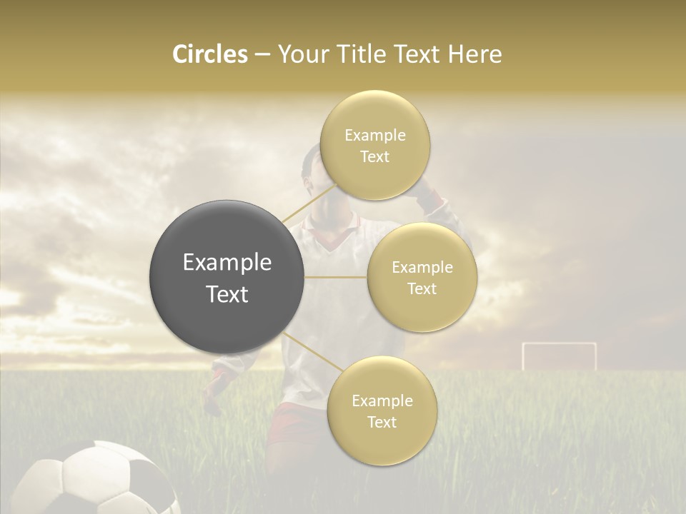 Win Goal Door PowerPoint Template
