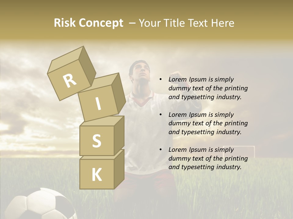 Win Goal Door PowerPoint Template