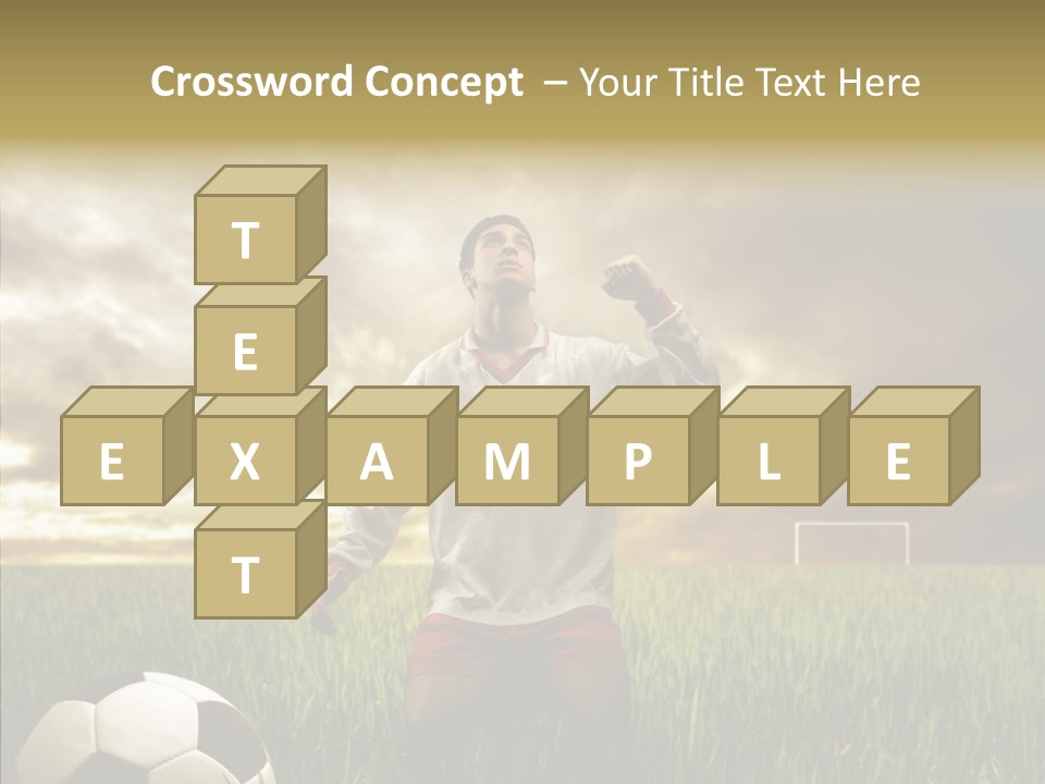 Win Goal Door PowerPoint Template