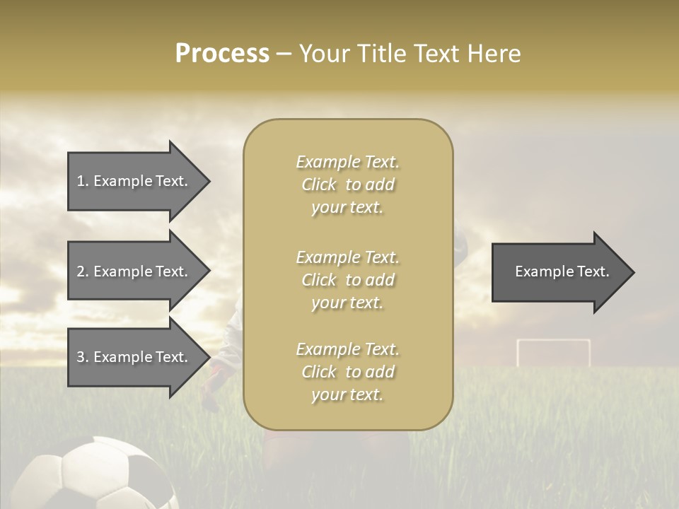 Win Goal Door PowerPoint Template