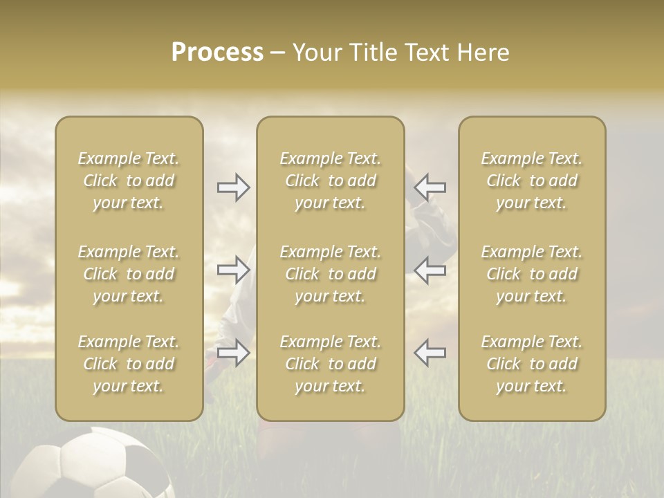 Win Goal Door PowerPoint Template