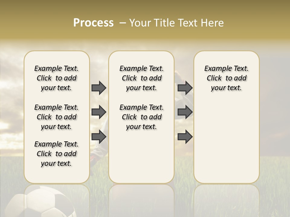 Win Goal Door PowerPoint Template