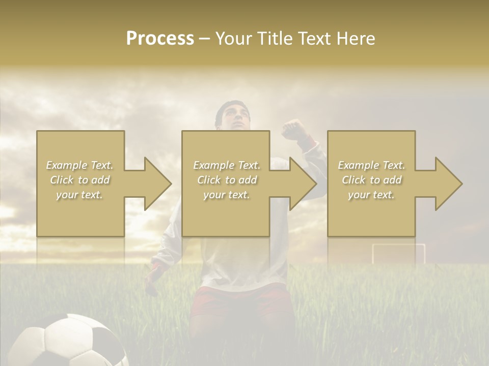 Win Goal Door PowerPoint Template
