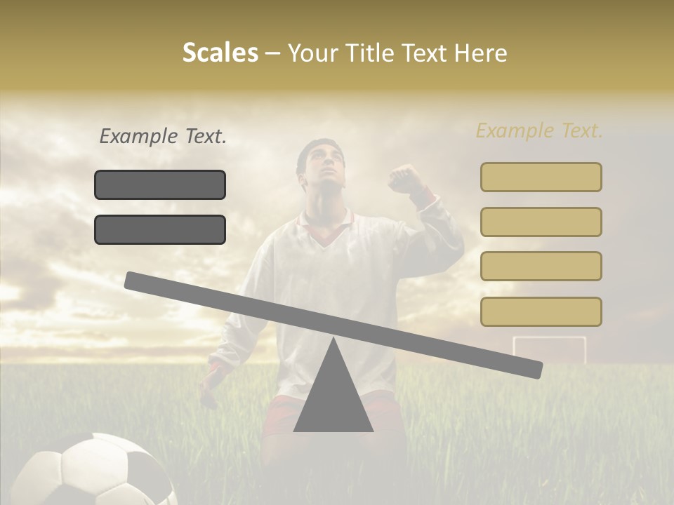 Win Goal Door PowerPoint Template
