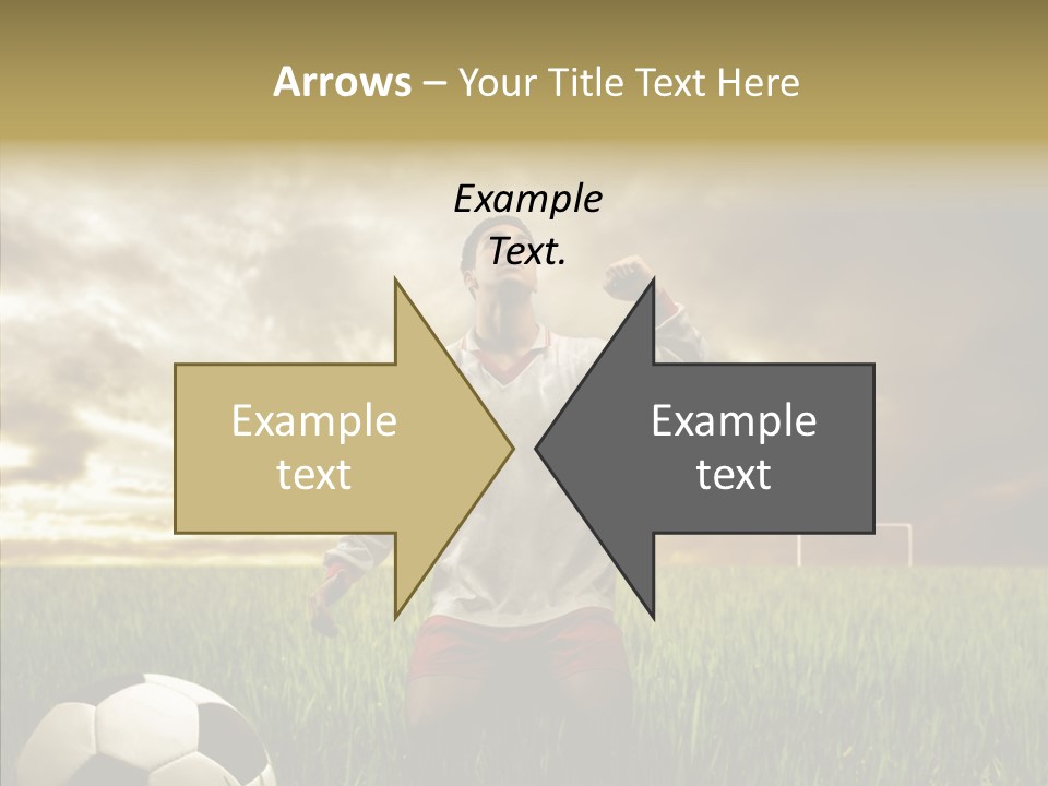 Win Goal Door PowerPoint Template