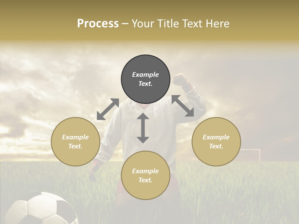 Win Goal Door PowerPoint Template