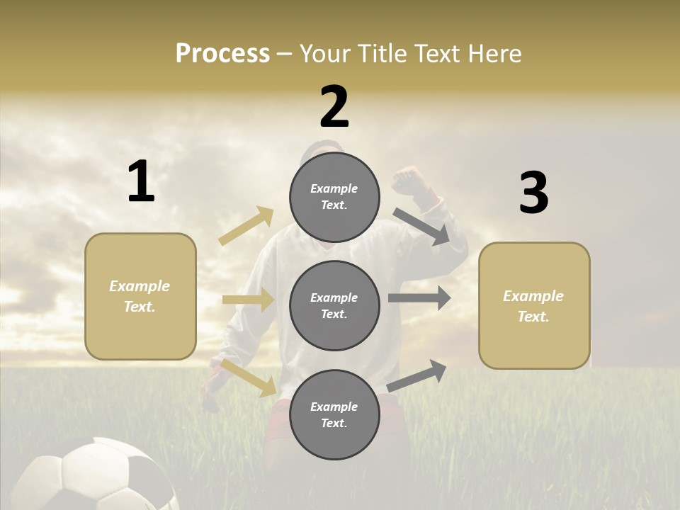 Win Goal Door PowerPoint Template