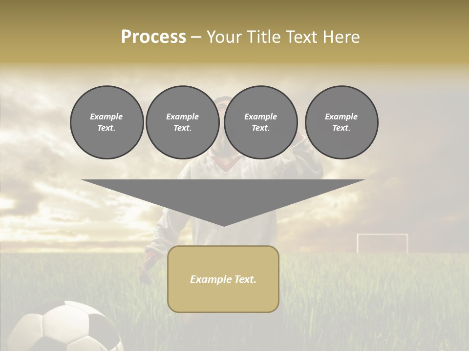 Win Goal Door PowerPoint Template