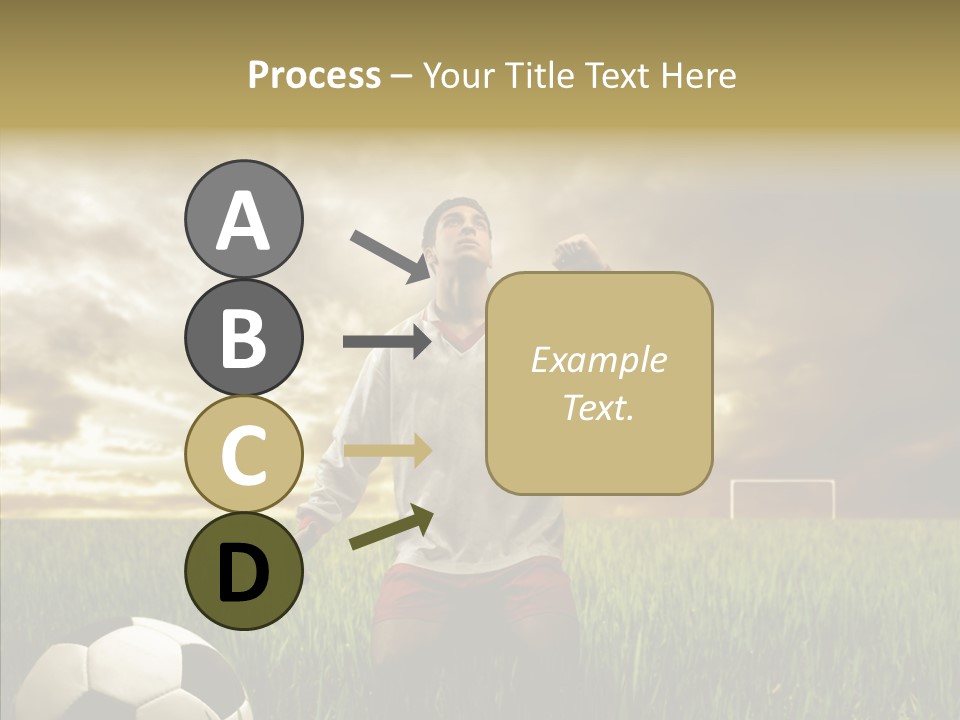 Win Goal Door PowerPoint Template