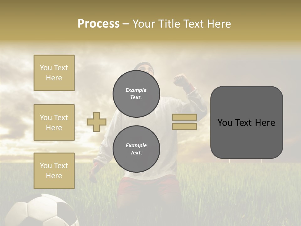 Win Goal Door PowerPoint Template