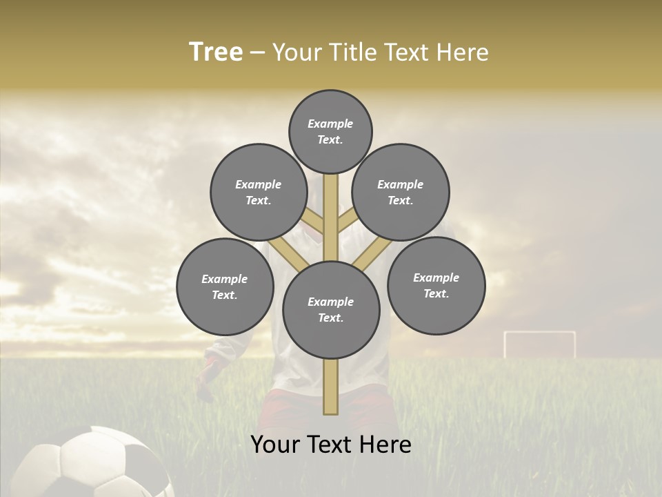 Win Goal Door PowerPoint Template