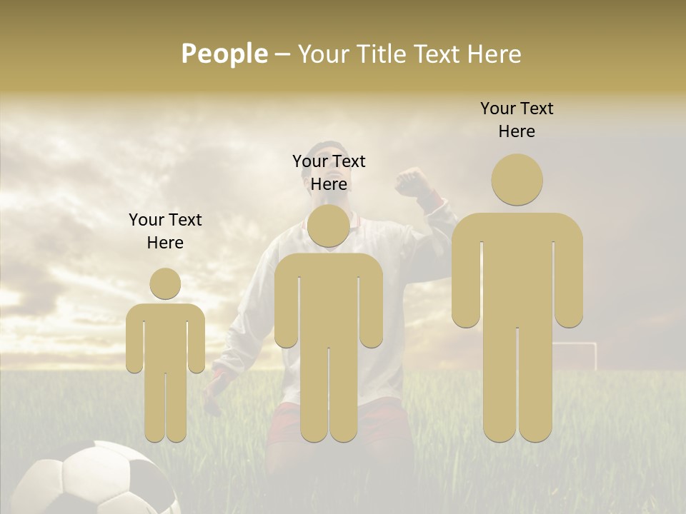 Win Goal Door PowerPoint Template