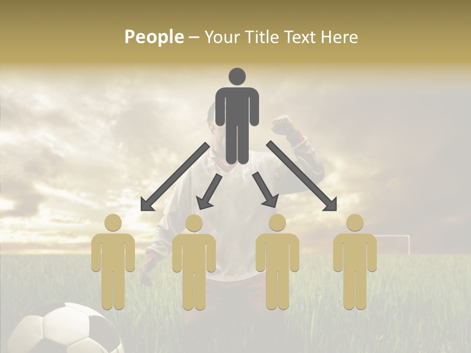 Win Goal Door PowerPoint Template