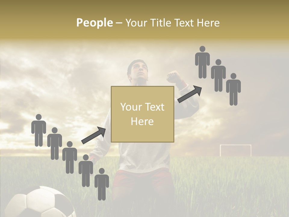 Win Goal Door PowerPoint Template