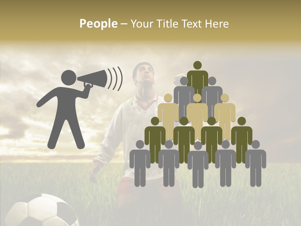 Win Goal Door PowerPoint Template