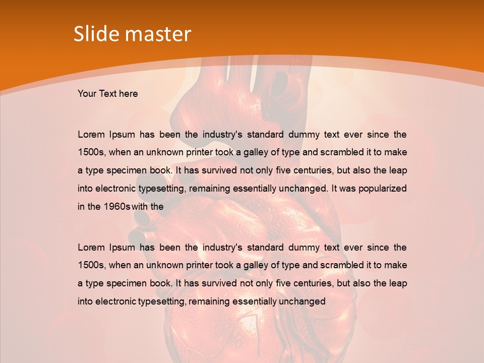 Blood Health Cardiovascular PowerPoint Template
