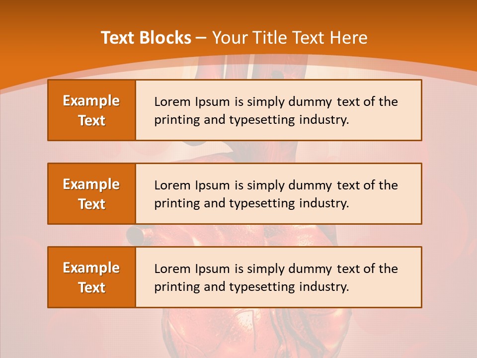 Blood Health Cardiovascular PowerPoint Template