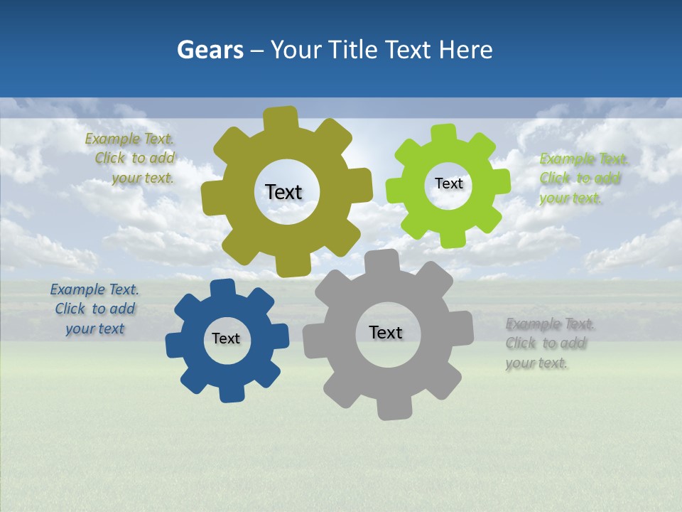 Wheat White Plant PowerPoint Template