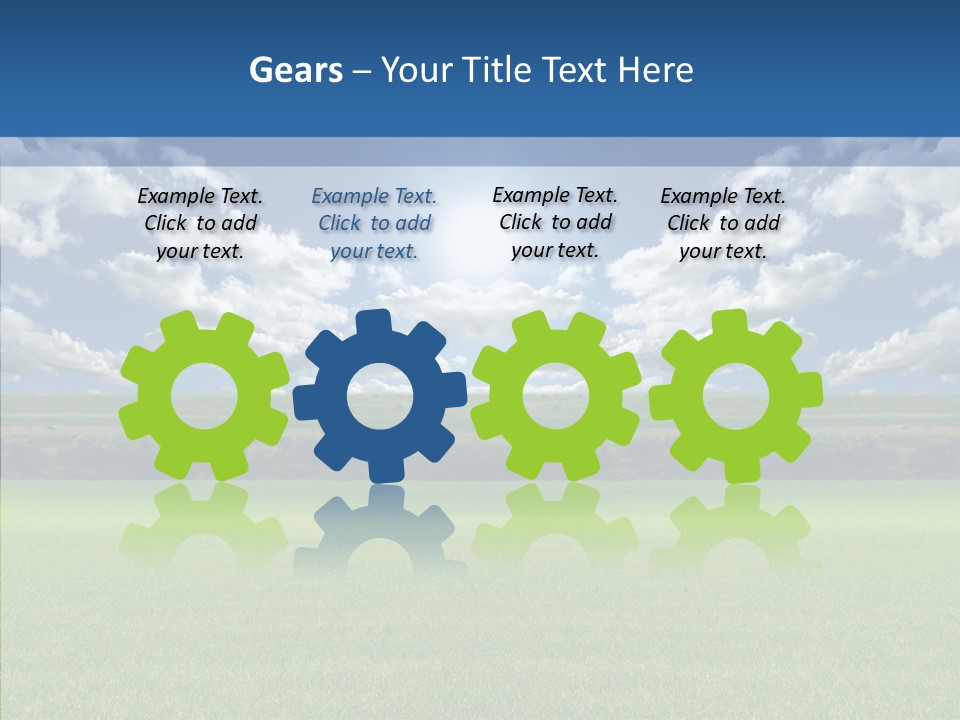 Wheat White Plant PowerPoint Template