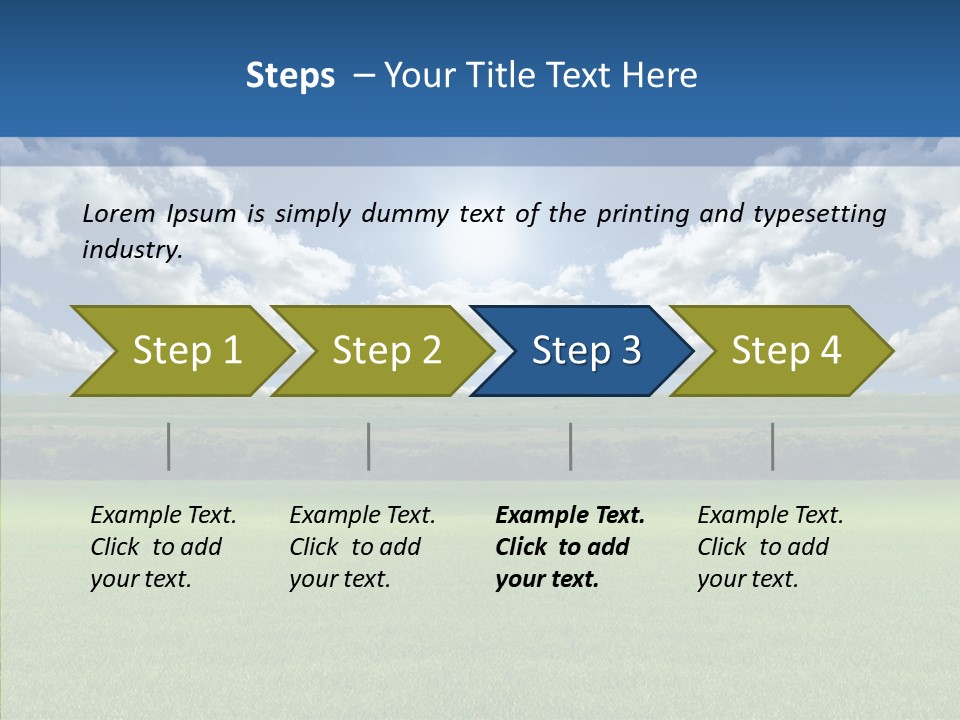 Wheat White Plant PowerPoint Template