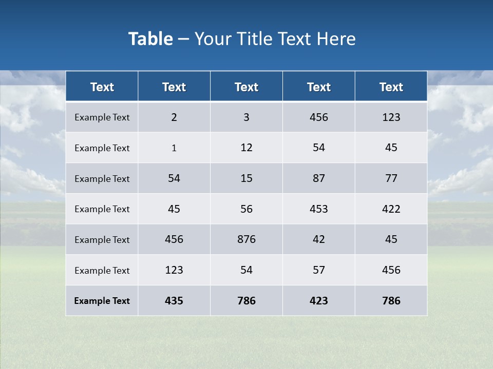 Wheat White Plant PowerPoint Template