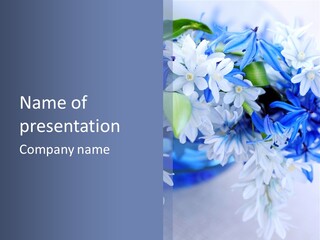 Flora Floral Closeup PowerPoint Template