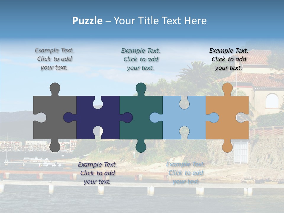 Travel Marina Summer PowerPoint Template