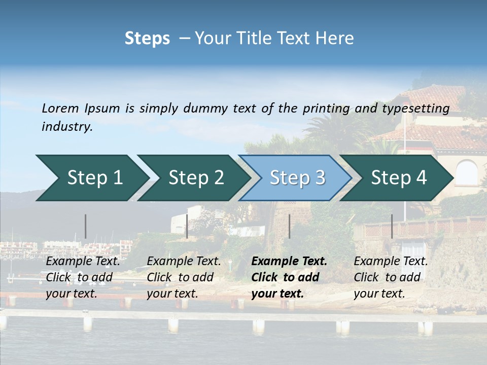 Travel Marina Summer PowerPoint Template