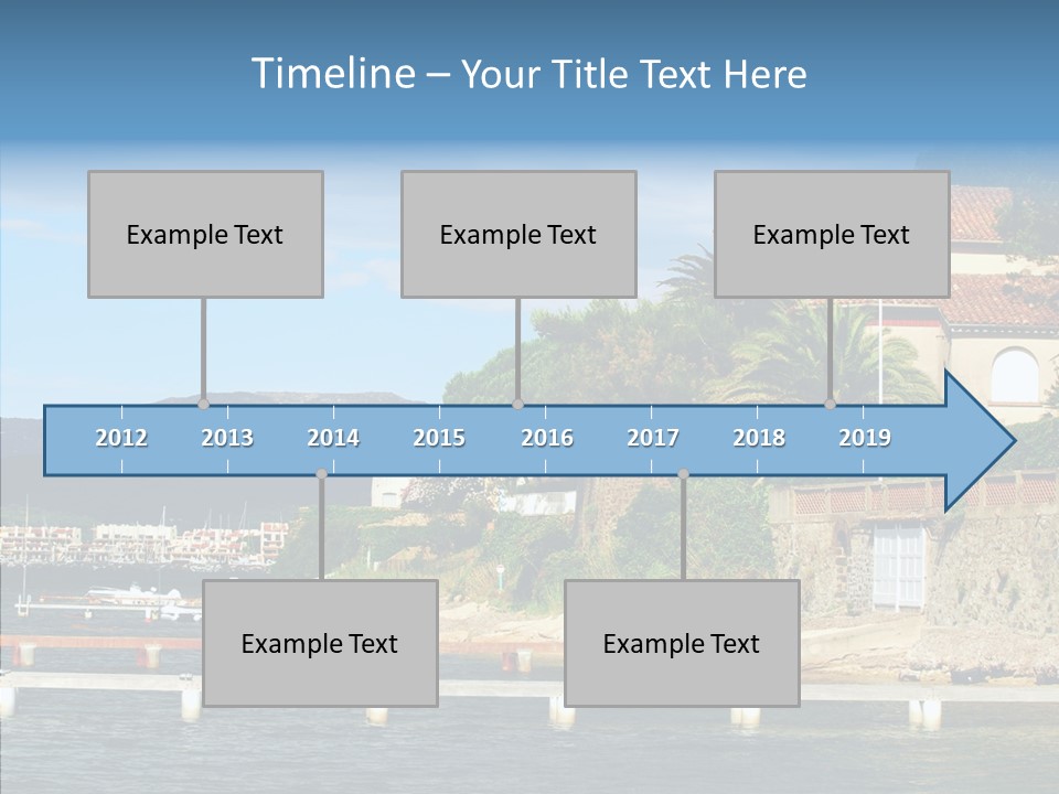Travel Marina Summer PowerPoint Template