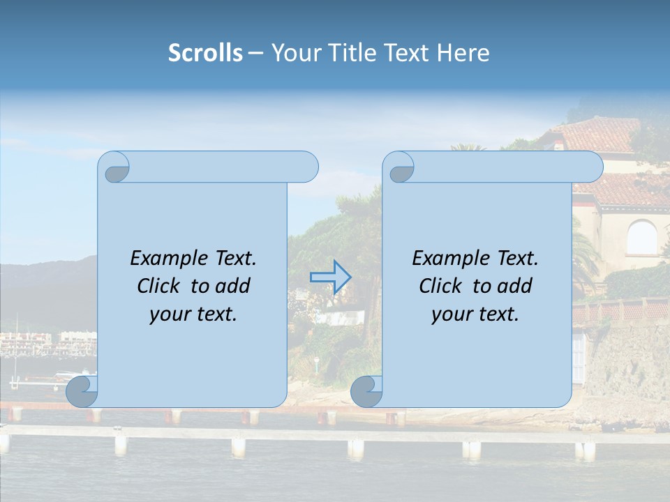 Travel Marina Summer PowerPoint Template